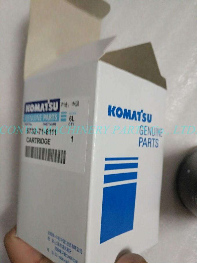 Прочный фильтр машинного масла экскаватора для Антикорросиве КОМАТСУ 6732-71-6111